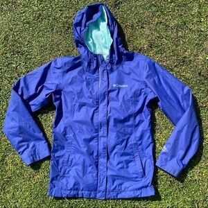 Columbia kids Omni Tech hooded jacket Medium 10-12
